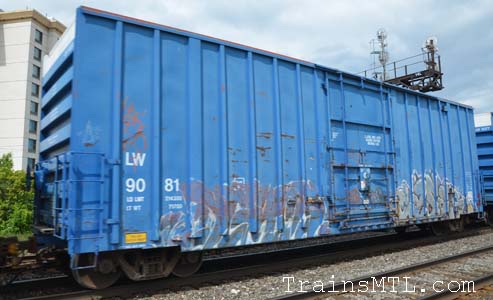 Car/wagon LW9081 right side / coté droit